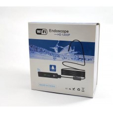 Технический видео эндоскоп Wi-Fi, USB Android (зонд жесткий, 8.0 мм., 1 метр) Цветной FullHD