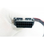 Диагностический разъем Розетка OBD2 16-Pin с Проводами / ремонтный набор для Kia / Hyundai
