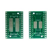 Адаптер SOP28/SSOP28/TSSOP28 на 0.65 и 1.27 мм
