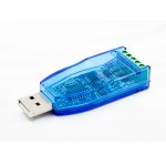 Преобразователь универсальный USB-RS485, защита от переходных процессов TVS с индикатором сигнала